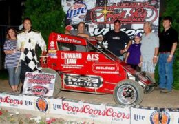 6/8/17 – Badger Midgets – Feature – Angell Park Speedway, Sun Prairie, WI – Bryan Stanfill