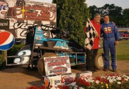 7/16/17 – Badger Midgets – Feature – Angell Park Speedway, Sun Prairie, WI – Robbie Ray