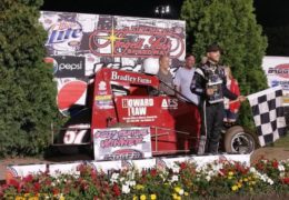 7/30/17 – Badger Midgets – Feature – Angell Park Speedway, Sun Prairie, WI – Bill Balog