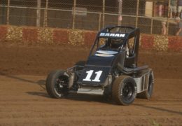 8/12/18 – Badger Midgets – Feature 1 – Angell Park Speedway, Sun Prairie, WI – Tyler Baran