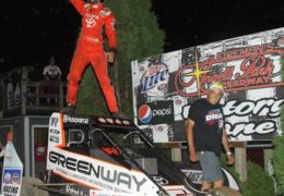 8/19/18 – Badger Midgets – Feature – Angell Park Speedway, Sun Prairie, WI – Zach Daum