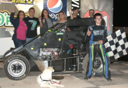 9/21/19 – Badger Midgets – A-Main – 141 Speedway, Maribel, WI – Chase McDermand