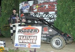 8/18/19 – Badger Midgets – A-Main – Corn Fest – Angell Park Speedway – Jeff Zelinski