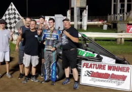 7/18/20 – Badger Midgets – A-Main – Lafayette County Speedway, Darlington, WI – Chase McDermand