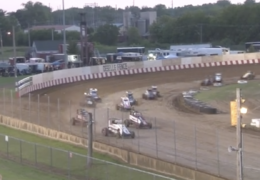 7/4/21 – Badger Midgets – A-Main – Angell Park Speedway