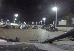 7/24/21 – Badger Midgets – Onboard with Shay Sassano A-Main – Sycamore Speedway