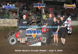 6/9/23 – Lincoln Speedway, Lincoln, IL – MARA Midgets